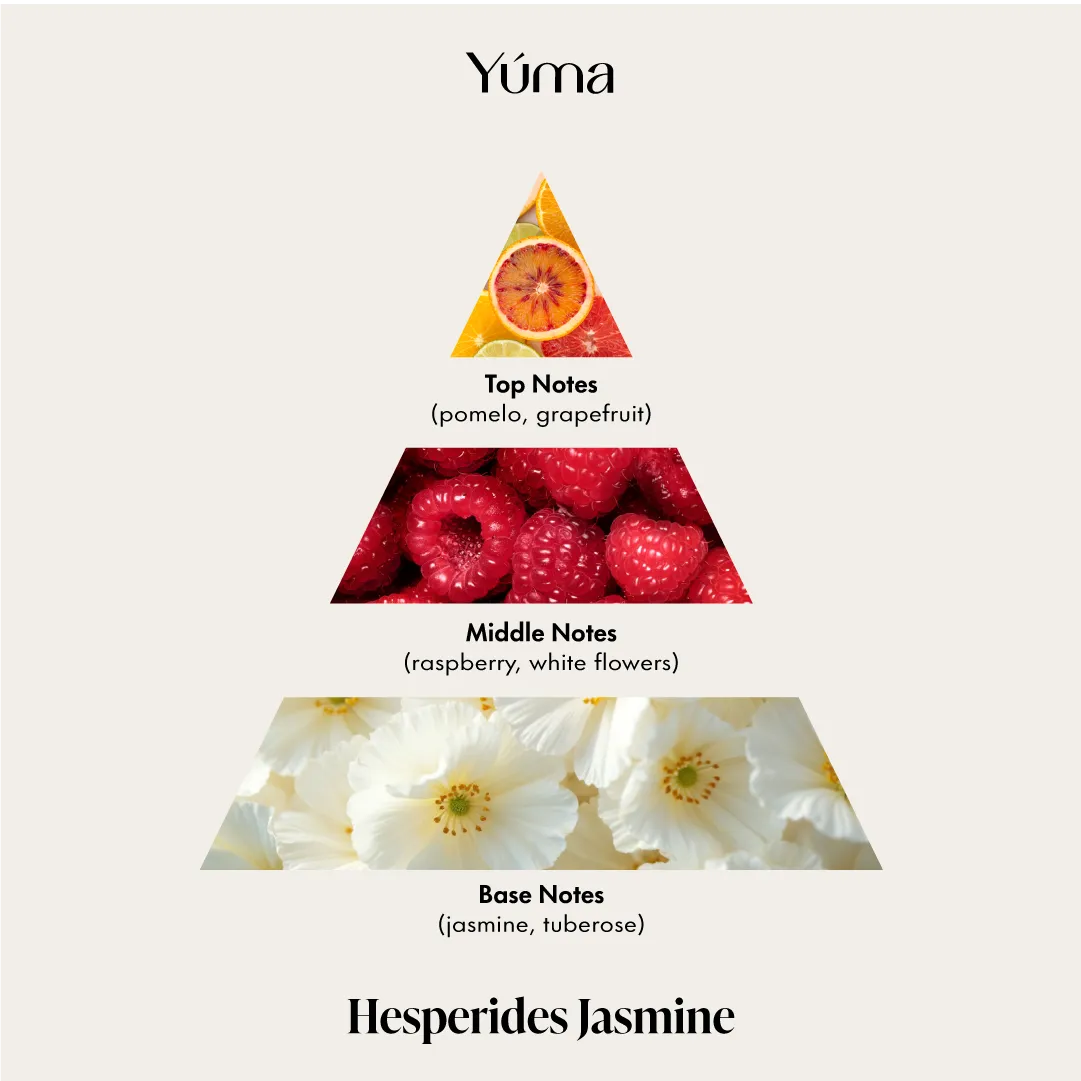 Hesperides Jasmine Fabric/Room Mist, Pomelo & Jasmine 100 ml